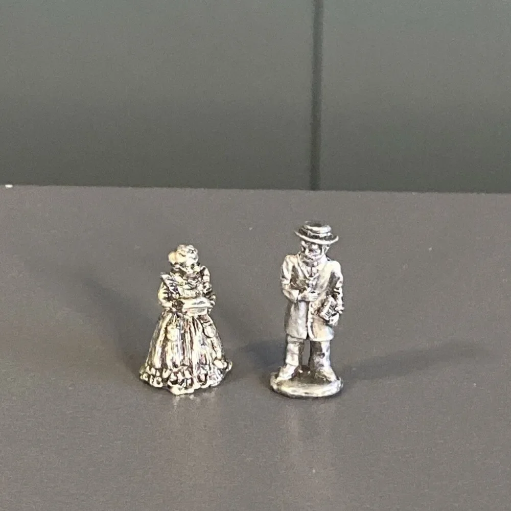 15 IRS Pewter Figures People Wagon Beer 1990s Miniature Metal Model Display 1